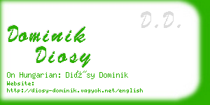 dominik diosy business card